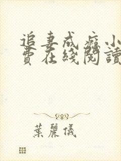 追妻成瘾小说免费在线阅读