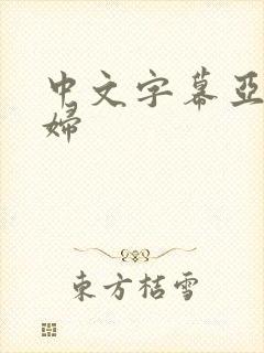 中文字幕亚洲少妇