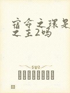 宿命之环是诡秘之主2吗封面