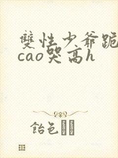双性少爷跪趴被cao哭高h