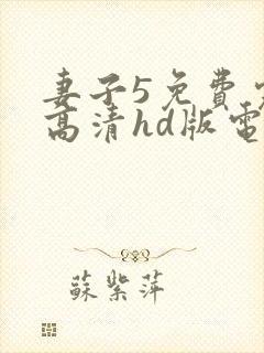 妻子5免费完整高清hd版电视剧封面