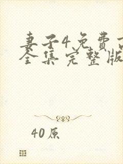妻子4免费高清全集完整版在线观看