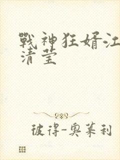 战神狂婿江齐沈清莹封面