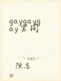 gaygaygay男同封面
