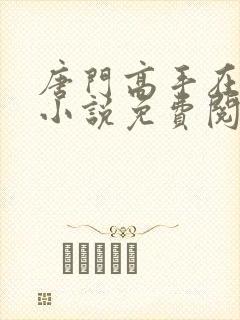 唐门高手在异世小说免费阅读