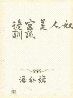 后宫美人奴sm训诫封面