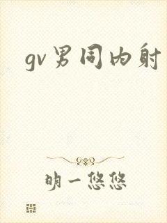 gv男同内射