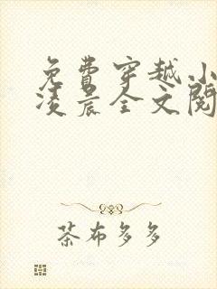 免费穿越小说杨凌晨全文阅读