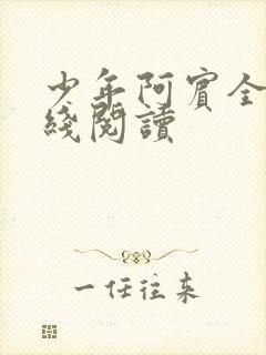少年阿宾全文在线阅读封面