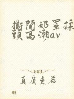 撕开奶罩揉吮奶头高潮av