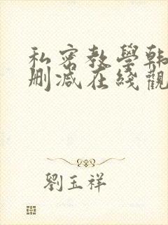 私密教学韩漫无删减在线观看