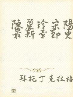 陈丽珍宋阳小说最新章节更新免费阅读缘分