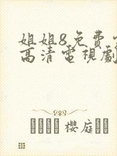 姐姐8免费完整高清电视剧在线看封面