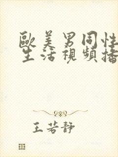 欧美男同性恋性生活视频播放封面
