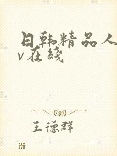 日韩精品人妻av在线