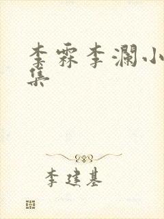 李霖李澜小说全集