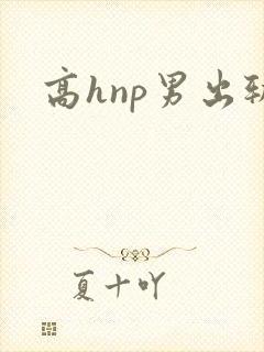高hnp男出轨