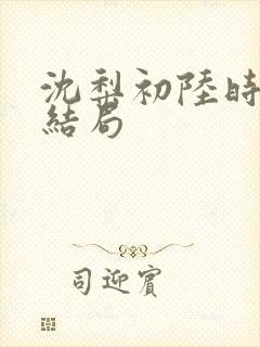 沈梨初陆时霁大结局