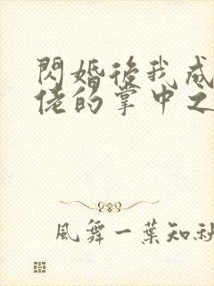 闪婚后我成了大佬的掌中之物短剧完整版
