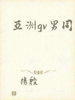 亚洲gv男同