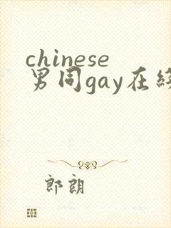 chinese男同gay在线封面