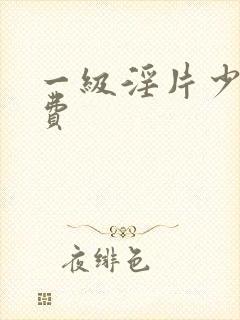 一级淫片少妇免费封面