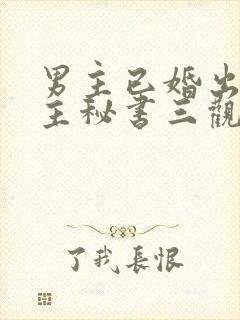 男主已婚出轨女主秘书三观不正小说