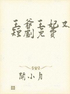 王爷王妃又演上短剧免费