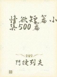 情欲短篇小说合集500篇