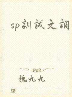 sp训诫文调教
