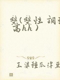 双(双性 调教 高hh )