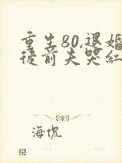 重生80,退婚后前夫哭红眼