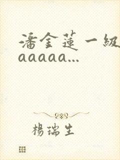 潘金莲一级淫片aaaaa...封面
