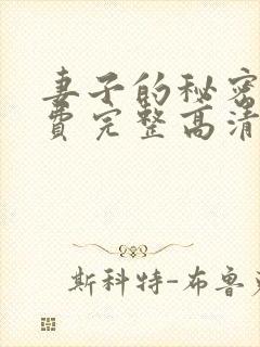 妻子的秘密4免费完整高清电视剧在线