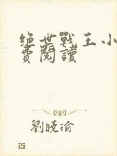 绝世战王小说免费阅读封面