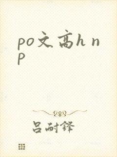 po文高h np封面