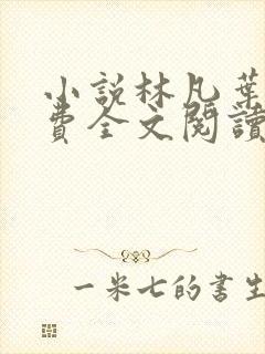 小说林凡叶惜免费全文阅读