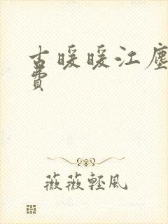 古暖暖江尘御免费封面