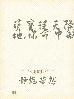 萌宝从天降:爹地,你命中缺妈咪封面