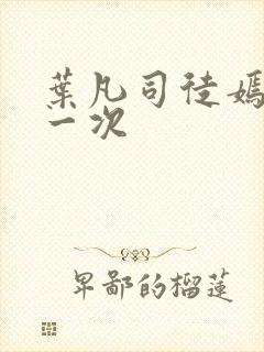 叶凡司徒嫣然第一次