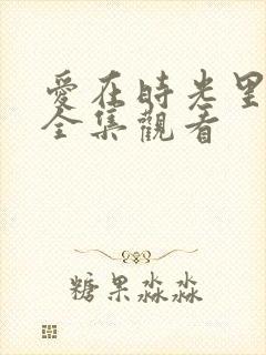 爱在时光里流转全集观看