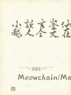 小说玄鉴仙族季越人全文在线阅读封面