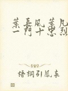 叶长风叶凡小说一门十忠烈