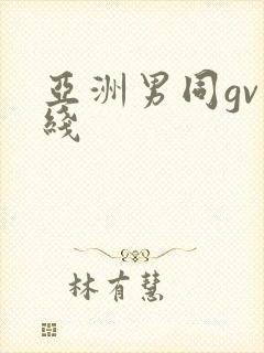 亚洲男同gv在线