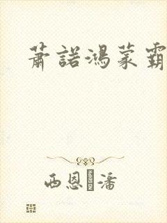萧诺鸿蒙霸体诀