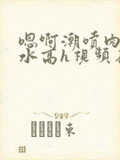嗯啊潮喷肉失禁水高h视频在线播放