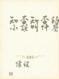 知否知否的原著小说叫什么名字