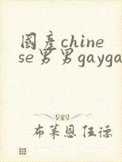 国产chinese男男gaygay网址