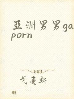 亚洲男男gayporn