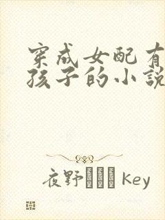 穿成女配有男主孩子的小说